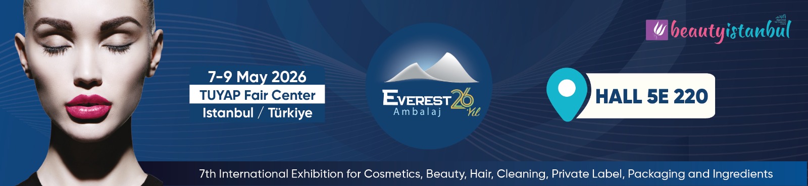 Everest Ambalaj BEAUTYISTANBUL Fuarında